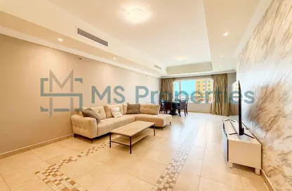 Apartment - 2 Bedrooms - 3 Bathrooms for rent in West Porto Drive - Porto Arabia - The Pearl Island - Doha Apartment - 2 Bedrooms - 3 Bathrooms for rent in West Porto Drive - Porto Arabia - The Pearl Island - Doha