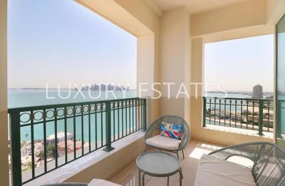 Apartment - 1 Bedroom - 2 Bathrooms for rent in Viva West - Viva Bahriyah - The Pearl Island - Doha