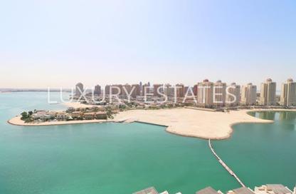 Apartment - 1 Bedroom - 2 Bathrooms for rent in Viva West - Viva Bahriyah - The Pearl Island - Doha