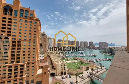 Apartment - 2 Bedrooms - 3 Bathrooms for rent in East Porto Drive - Porto Arabia - The Pearl Island - Doha