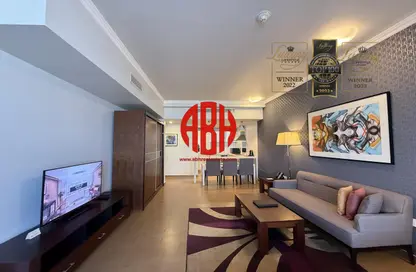 Apartment - 1 Bedroom - 2 Bathrooms for rent in West Bay Tower - West Bay - West Bay - Doha Apartment - 1 Bedroom - 2 Bathrooms for rent in West Bay Tower - West Bay - West Bay - Doha