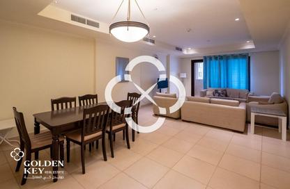 Apartment - 1 Bedroom - 2 Bathrooms for rent in West Porto Drive - Porto Arabia - The Pearl Island - Doha