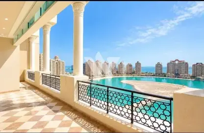Penthouse - 7 Bedrooms for rent in Viva Bahriyah - The Pearl Island - Doha