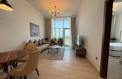 Apartment - 1 Bedroom - 2 Bathrooms for rent in Lusail Marina Heights - Marina District - Lusail
