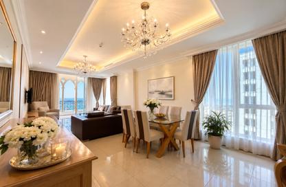 Apartment - 2 Bedrooms - 3 Bathrooms for rent in Viva East - Viva Bahriyah - The Pearl Island - Doha