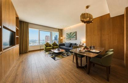Hotel Apartments - 1 Bedroom - 2 Bathrooms for rent in West Bay Tower - West Bay - West Bay - Doha