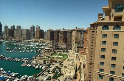 Apartment - 1 Bedroom - 2 Bathrooms for rent in East Porto Drive - Porto Arabia - The Pearl Island - Doha