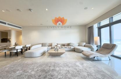 Apartment - 3 Bedrooms - 5 Bathrooms for rent in Seef Lusail Tower 1 - Seef Lusail - Lusail City - Lusail