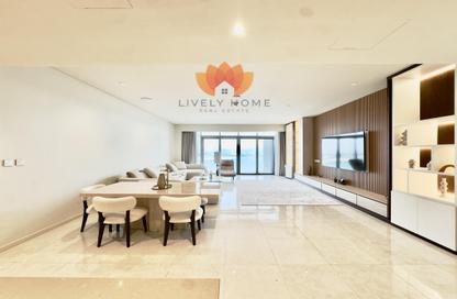 Apartment - 3 Bedrooms - 5 Bathrooms for rent in Seef Lusail Tower 1 - Seef Lusail - Lusail City - Lusail