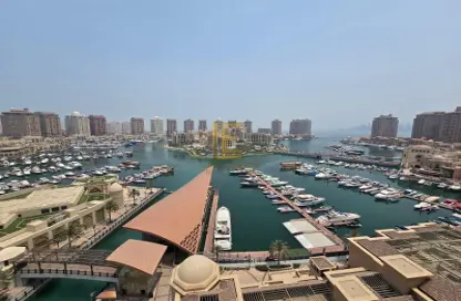 شقة - 1 حمام للايجار في طريق بورتو الغربي - بورتو أرابيا - جزيرة اللؤلؤة - الدوحة