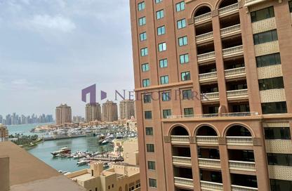 شقة - غرفة نوم - 2 حمامات للايجار في طريق بورتو الغربي - بورتو أرابيا - جزيرة اللؤلؤة - الدوحة