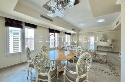 Apartment - 3 Bedrooms - 4 Bathrooms for rent in West Porto Drive - Porto Arabia - The Pearl Island - Doha