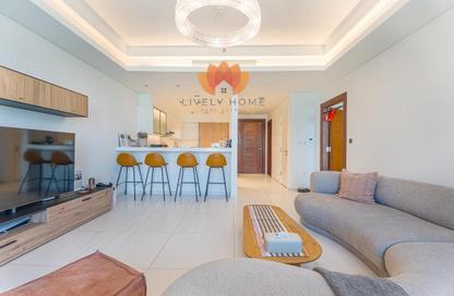 Apartment - 1 Bedroom - 2 Bathrooms for rent in Crystal Residence - Gewan Island - The Pearl Island - Doha Apartment - 1 Bedroom - 2 Bathrooms for rent in Crystal Residence - Gewan Island - The Pearl Island - Doha