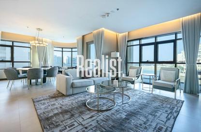 Townhouse - 3 - 4 for rent in Hilton Doha The Pearl Residences - Abraj Quartiers - The Pearl Island - Doha