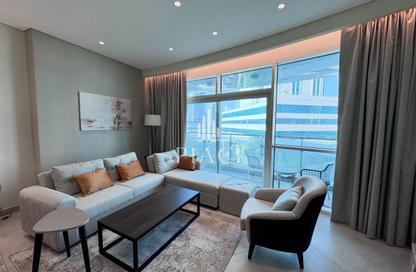 Apartment - 2 - 2 for rent in Lusail Marina Heights - Marina District - Lusail