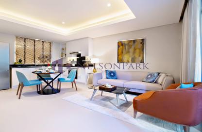 Apartment - 1 Bedroom - 2 Bathrooms for rent in Abraj Bay - Abraj Quartiers - The Pearl Island - Doha