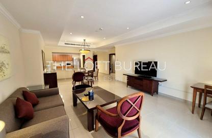 Apartment - 1 Bedroom - 2 Bathrooms for rent in East Porto Drive - Porto Arabia - The Pearl Island - Doha