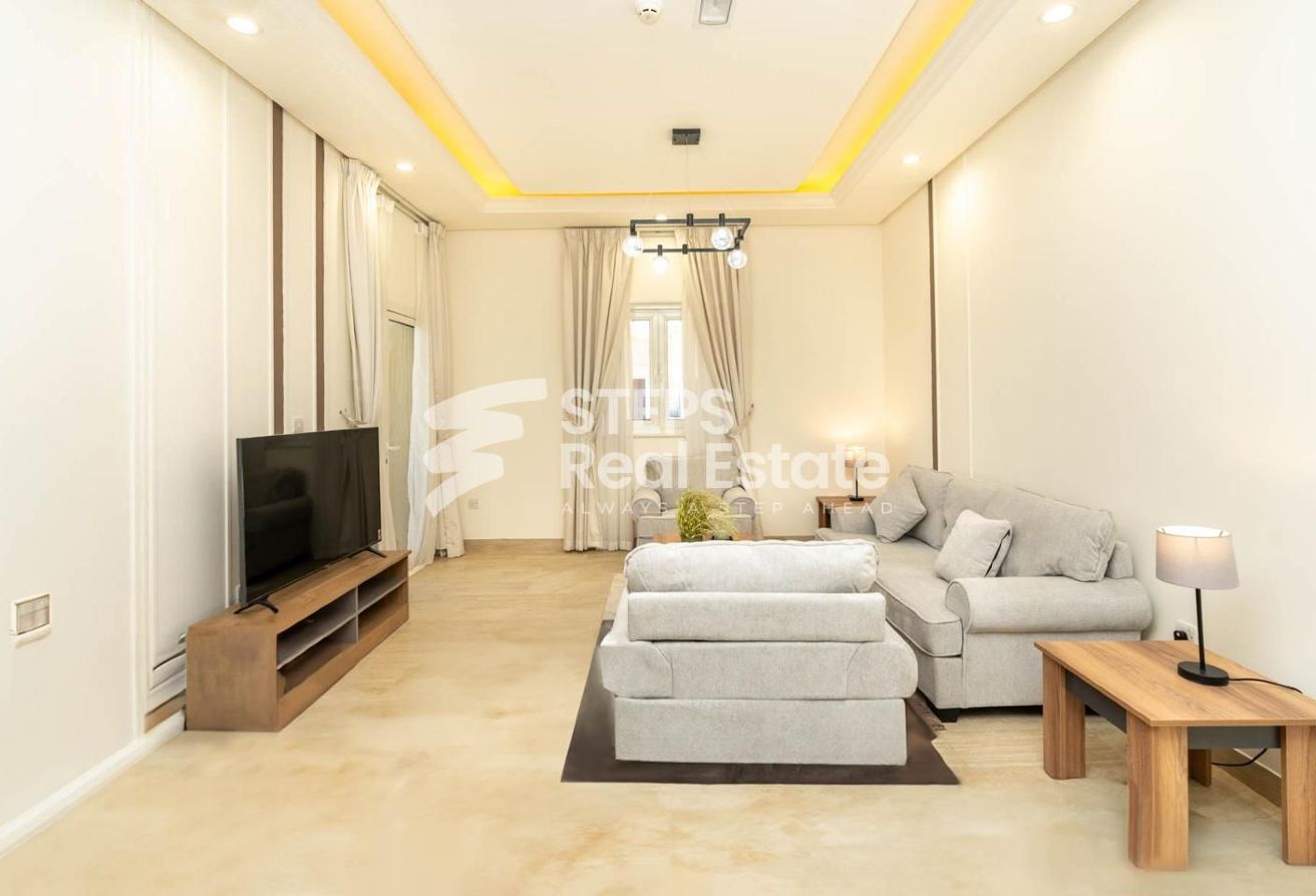 Bills Included Stylish Flat in Lusail with Terrace