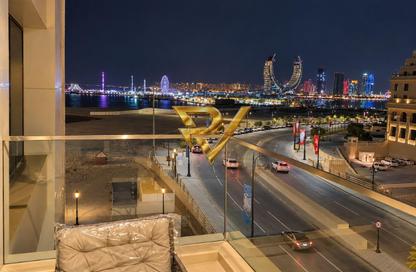 Apartment - 1 - 2 for rent in Lusail Marina Heights - Marina District - Lusail