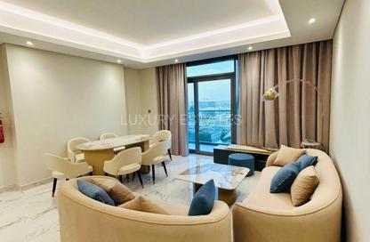 Apartment - 2 Bedrooms - 3 Bathrooms for rent in Lusail Marina Heights - Marina District - Lusail Apartment - 2 Bedrooms - 3 Bathrooms for rent in Lusail Marina Heights - Marina District - Lusail
