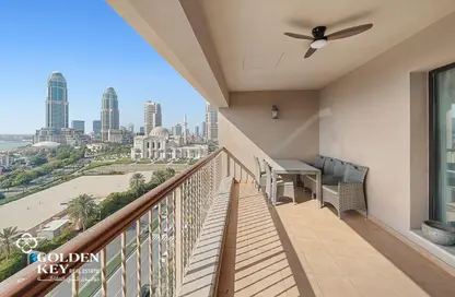 Apartment - 2 Bedrooms - 3 Bathrooms for rent in West Porto Drive - Porto Arabia - The Pearl Island - Doha