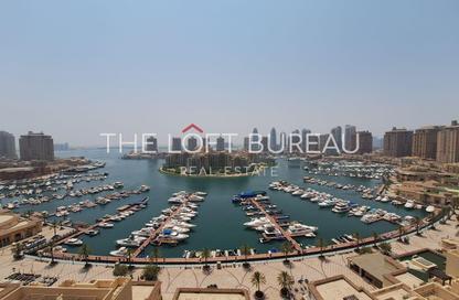 Apartment - 1 Bedroom - 2 Bathrooms for rent in West Porto Drive - Porto Arabia - The Pearl Island - Doha