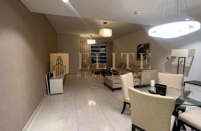 Apartment - 2 - 2 for rent in Lusail Marina Heights - Marina District - Lusail