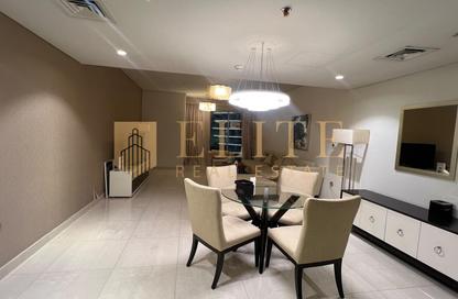 Apartment - 2 - 2 for rent in Lusail Marina Heights - Marina District - Lusail