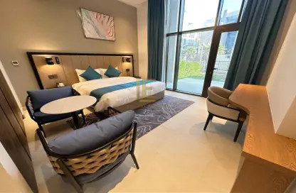 شقة - غرفة نوم - 2 حمامات للايجار في البلاج الجنوبي - البلاج - جزيرة اللؤلؤة - الدوحة