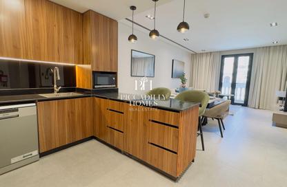 Apartment - 1 Bedroom - 2 Bathrooms for rent in Lusail Marina Heights - Marina District - Lusail
