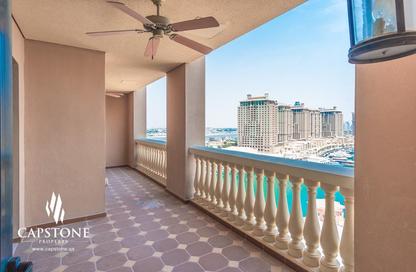 Apartment - 2 Bedrooms - 3 Bathrooms for rent in East Porto Drive - Porto Arabia - The Pearl Island - Doha