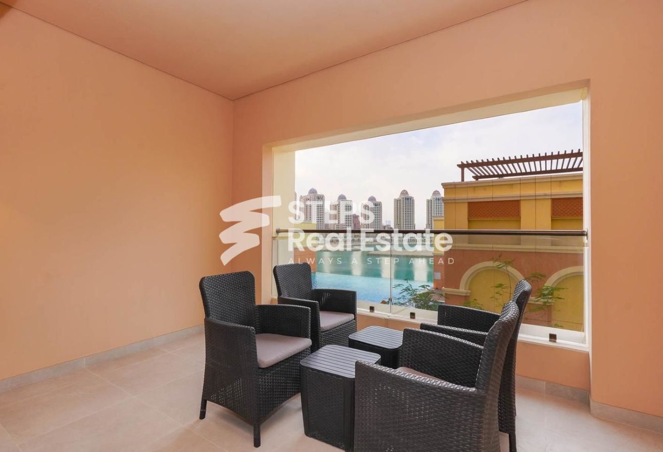 Stunning Studio with Balcony in The Pearl