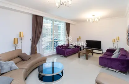 Penthouse - 1 Bedroom - 2 Bathrooms for rent in West Bay Tower - West Bay - West Bay - Doha