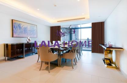 Penthouse - 3 Bedrooms - 5 Bathrooms for rent in Abraj Bay - Abraj Quartiers - The Pearl Island - Doha