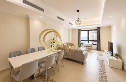 Apartment - 1 Bedroom - 2 Bathrooms for rent in East Porto Drive - Porto Arabia - The Pearl Island - Doha Apartment - 1 Bedroom - 2 Bathrooms for rent in East Porto Drive - Porto Arabia - The Pearl Island - Doha