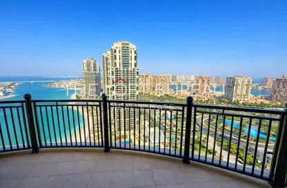 Apartment - 1 Bedroom - 2 Bathrooms for rent in Abraj Bay - Abraj Quartiers - The Pearl Island - Doha