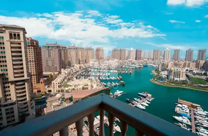 Apartment - 3 Bedrooms - 4 Bathrooms for rent in West Porto Drive - Porto Arabia - The Pearl Island - Doha