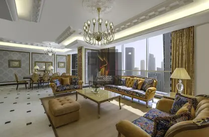 شقق فندقية - 3 غرف نوم - 3 حمامات للايجار في برج وست باي - الخليج الجنوبي - الخليج الغربي - الدوحة