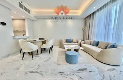 Apartment - 2 - 3 for rent in Lusail Marina Heights - Marina District - Lusail