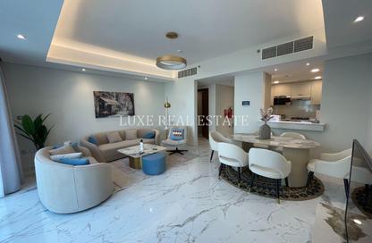Apartment - 2 Bedrooms - 3 Bathrooms for rent in Lusail Residence - Marina District - Lusail