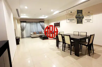 شقة - غرفة نوم - 2 حمامات للايجار في طريق بورتو الغربي - بورتو أرابيا - جزيرة اللؤلؤة - الدوحة