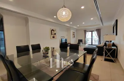 Apartment - 2 Bedrooms - 3 Bathrooms for rent in East Porto Drive - Porto Arabia - The Pearl Island - Doha