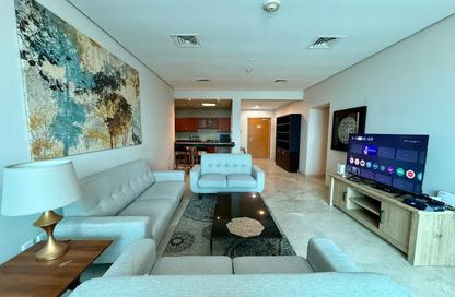 Apartment - 2 Bedrooms - 4 Bathrooms for rent in Zig Zag Tower B - Zig Zag Towers - West Bay - Doha