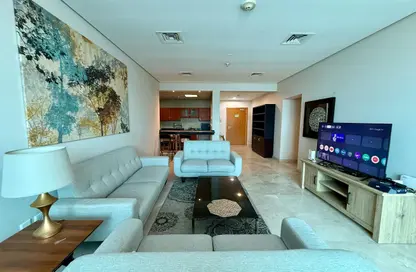 Apartment - 2 Bedrooms - 4 Bathrooms for rent in Zig Zag Tower B - Zig Zag Towers - West Bay - Doha