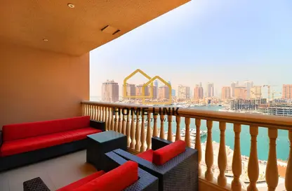 Apartment - 3 Bedrooms - 3 Bathrooms for rent in West Porto Drive - Porto Arabia - The Pearl Island - Doha