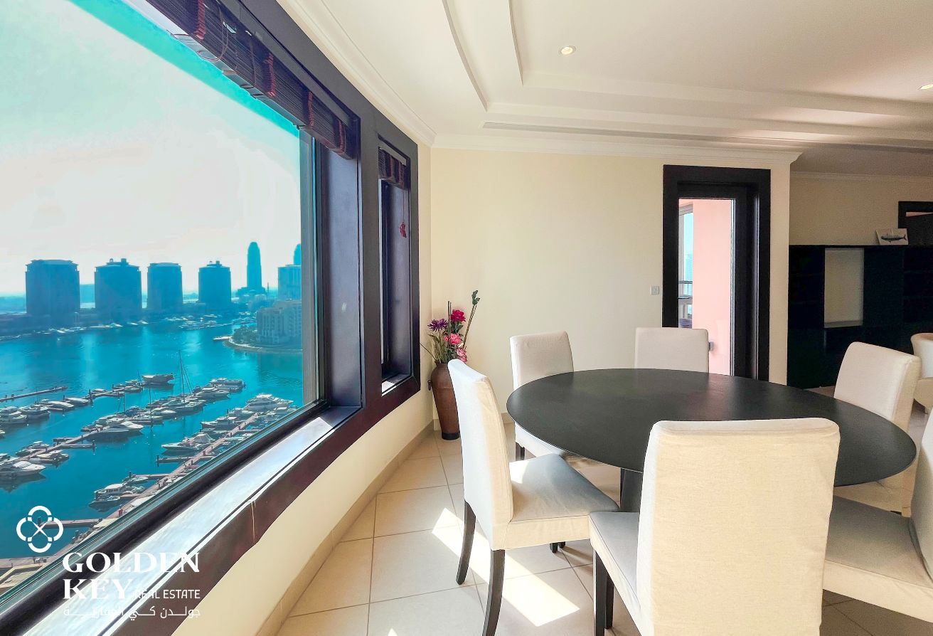 Qatar Cool Included | Gorgeous 1BR w/ Marina View