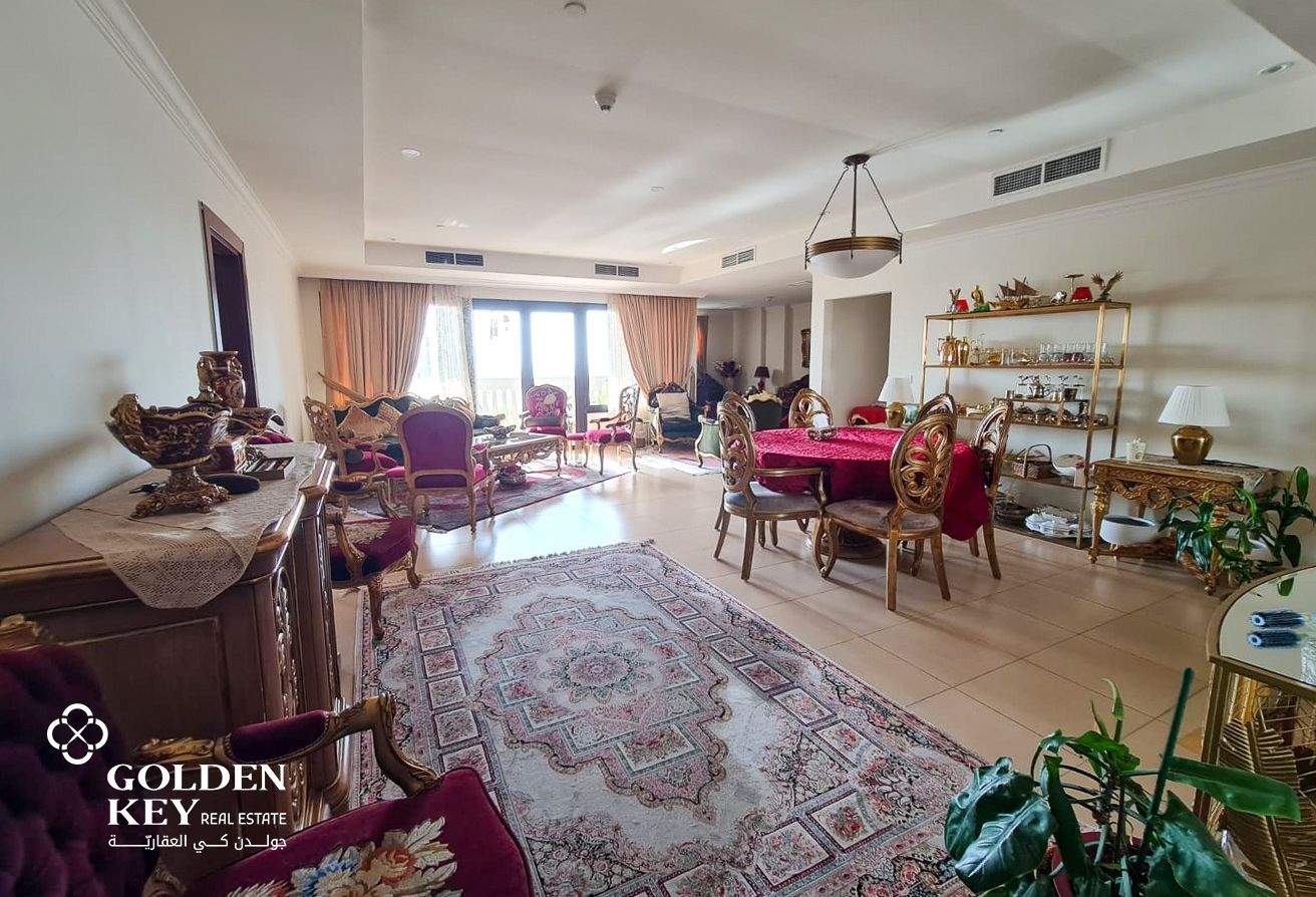 Spacious Layout | Furnished 3BR+Maid | Sea View