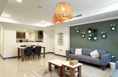 Apartment - 1 Bedroom - 2 Bathrooms for rent in East Porto Drive - Porto Arabia - The Pearl Island - Doha Apartment - 1 Bedroom - 2 Bathrooms for rent in East Porto Drive - Porto Arabia - The Pearl Island - Doha