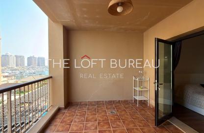 Apartment - Studio - 1 for rent in East Porto Drive - Porto Arabia - The Pearl Island - Doha