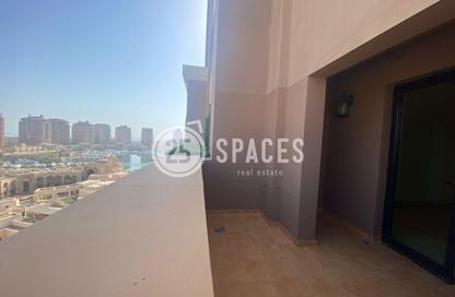 Apartment - 1 Bedroom - 2 Bathrooms for rent in West Porto Drive - Porto Arabia - The Pearl Island - Doha Apartment - 1 Bedroom - 2 Bathrooms for rent in West Porto Drive - Porto Arabia - The Pearl Island - Doha